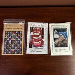 Lot of Three Quilt Patterns